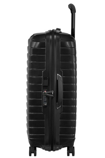 Maleta Cabina Samsonite Proxis 55 cm. extensible, 4 ruedas, puerto USB,  extensible para ganar másvolumen, material exterior Roxkin (Polypropylene),  fabricada en Europa, Servicio Wecare de Samsonite, 10 años de garantía —  Maletas Casa Antich