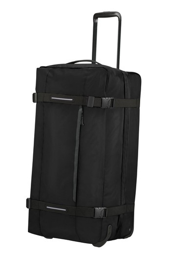 Maleta Grande 2 ruedas American Tourister Urban Track L 78 cm. Dimensiones 44 x 78 5 x 43 Material Tejido interior y exterior con botellas recicladas con la tecnologia Recyclex Peso 3 KG