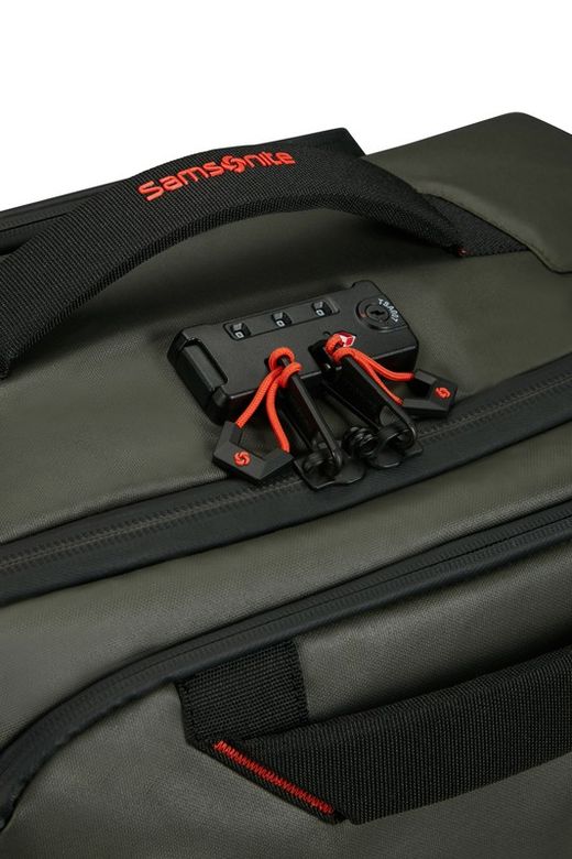 Samsonite Ecodiver LIGHT 55cm cabin backpack suitcase with 2 wheels.