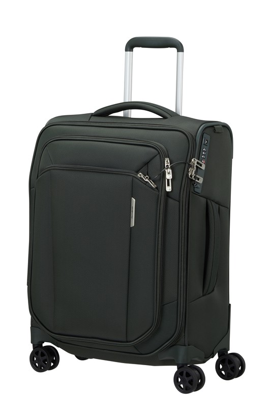 La maleta Samsonite Respark está fabricada con materiales resistentes para  todo tipo de viajes y con un compartimiento para el ordenador. La maleta  Samsonite Respark está equipada con 4 ruedas, candado de